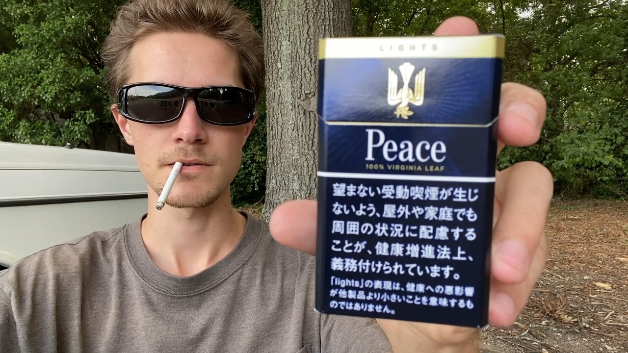 where to buy peace cigarettes Smoking a Peace Light Cigarette