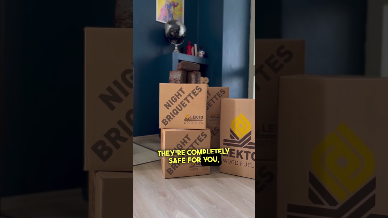 Night Briquettes: Your Economical Heating Solution | Lekto Woodfuels -  YouTube