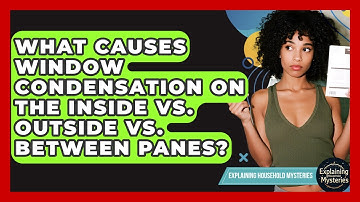 What Causes Window Condensation On The Inside Vs. Outside Vs. Between Panes?