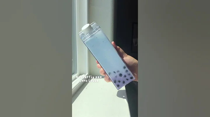 Make a pretty boba drink with me 🦋💜 - DayDayNews