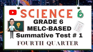 SCIENCE  6 /MELC- BASED SUMMATIVE TEST NO. 1/FOURTH QUARTER