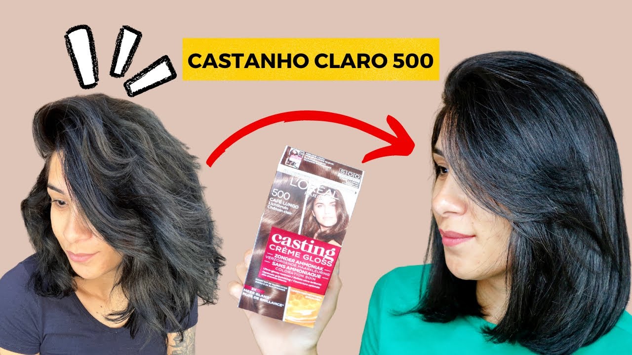 L'ORÉAL CASTING CREME GLOSS CASTANHO CLARO 500 | Por @jessicatthings