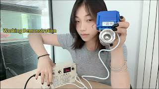 DC24V DN20 SS304 2-Way Electric Ball Valve | Product Demonstration