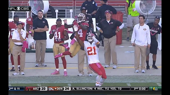 SUPER HERO: BRANDON LLOYD MAKES AMAZING CATCH vs C...