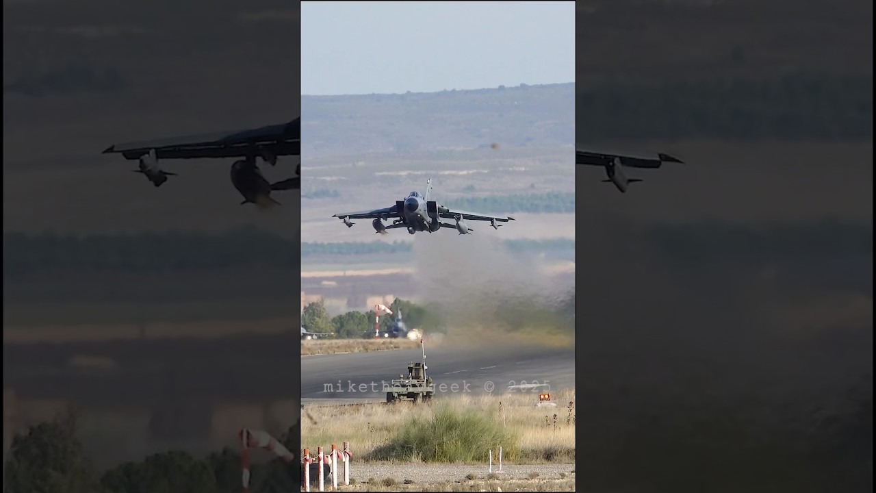 The German Panavia Tornado IDS blasting out🔥🚀  #tornadoids #luftwaffe #military #fighterpilot