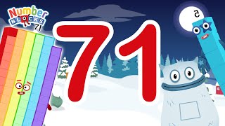 Numberblocks 71 learn to count Magic Run Christmas New Season