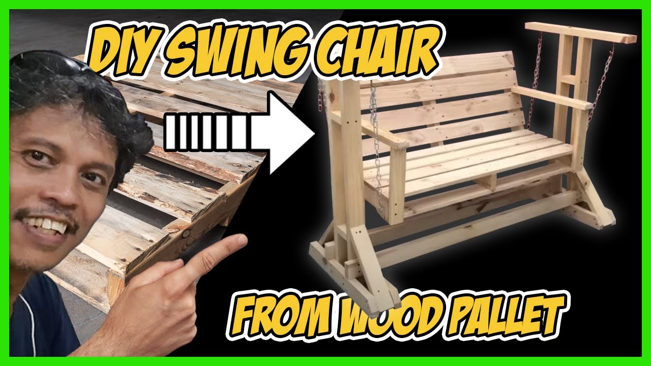 DIY Swing Chair Using Recycled Pallet Wood | Easy & Budget-Friendly!