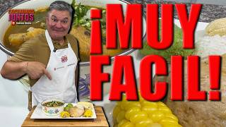 Como hacer SANCOCHO DE POLLO fácil y rápido | Sabor tradicional ✅💯