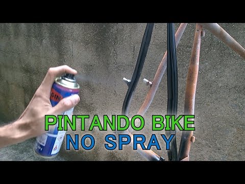 COMO PINTAR UMA BICICLETA COM SPRAY - FAÇA VOCÊ MESMO