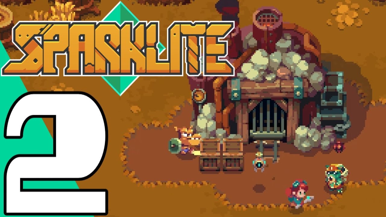 Sparklite - Part 2: Goldenwoods & Lumbering Titan Boss Fight - Gameplay (No Commentary)