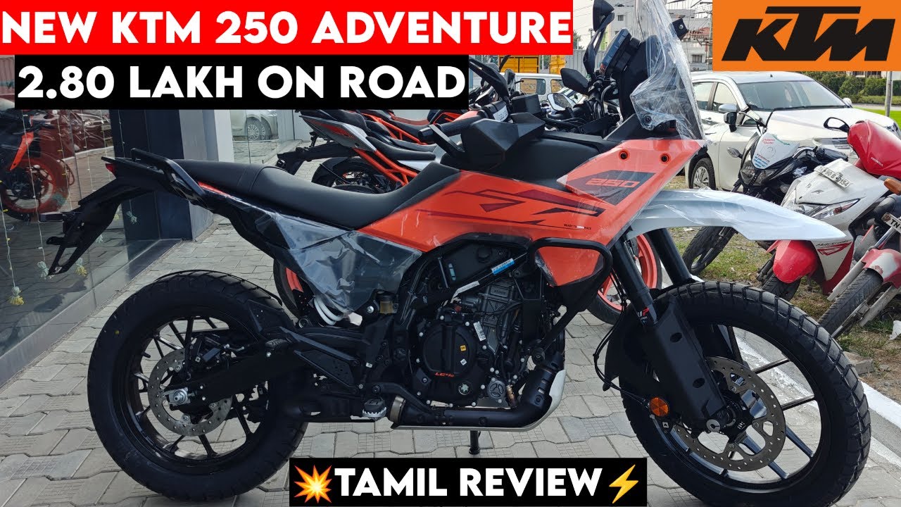 New Ktm 250 Adventure Bike🔥 Detailed Review In Tamil🚦Price 2.80 Lakh On Road & More Features|Tamil
