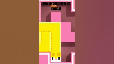 How to beat level longcat 24? #longcat #fancade