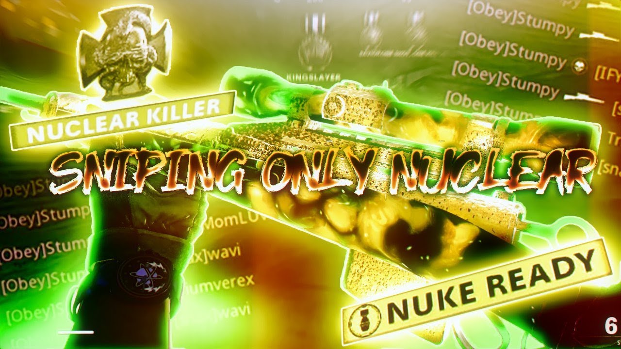 I Dropped a SNIPING ONLY NUKE on High Ping! + I GOT REPORTED! (Cold War High Ping Highlights #4)