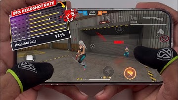 BEST ( 2- FINGER ) Custom Hud Setting | HEADSHOT Custom HUD Setting | Free Fire
