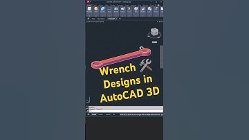 🔧 Design a 3D Wrench in AutoCAD | Fast & Easy Ring Spanner Tutorial #AutoCAD3D #caddengineer