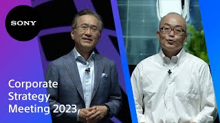 Corporate Strategy Meeting 2023 (1 min highlight) (with Audio Description) | Sony Official