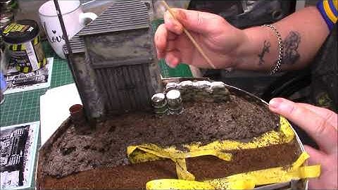 Update on the diorama  for the buddy build with Military modeller Paul