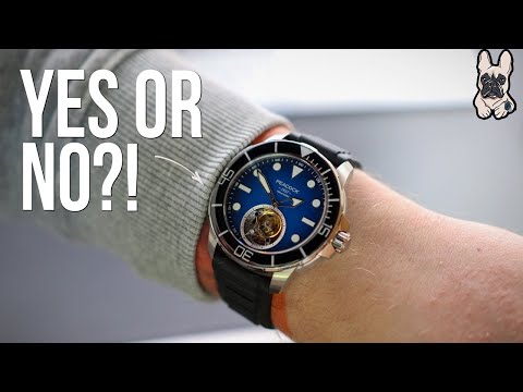 Buying An AFFORDABLE TOURBILLON? - Peacock Ocean Wing Diver Watch Review