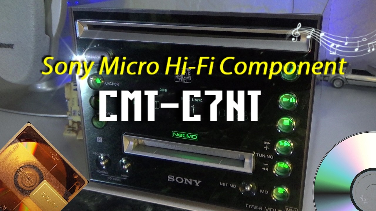 Sony Micro Hi-Fi Component System CMT-C7NT - YouTube