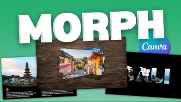 How to Use Morph Transitions in Canva | 2 Creative Presentation Animations You Must Try!