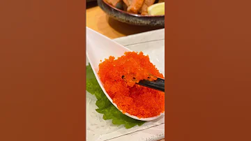 Tobiko Sashimi Alias Telur Ikan Rasanya 