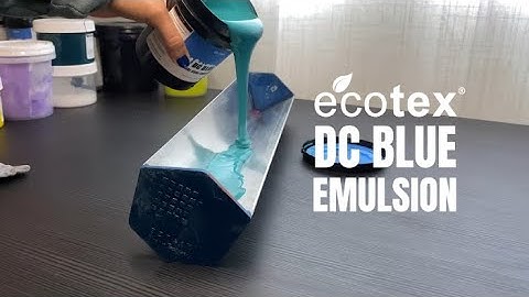 Ecotex DC Blue screen-printing emulsion | by Screenprintdirect.com
