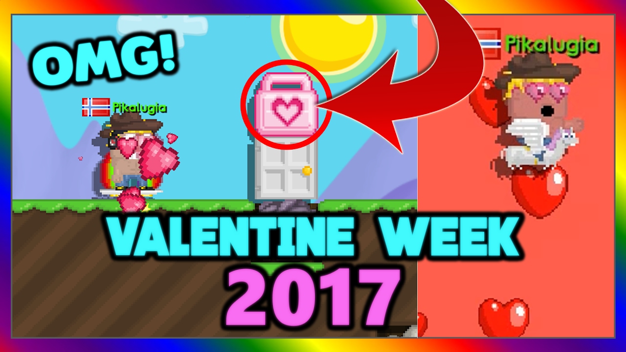 Growtopia ALL NEW ITEMS! (Valentine 2017) YouTube