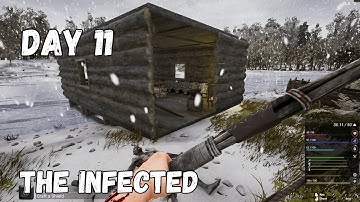 THE INFECTED Ep. 11 – We Got the Cart Back! Wolf Attack, Town Looting & Base Upgrade