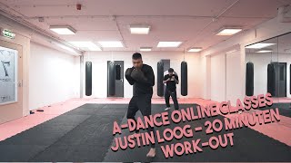 A-Dance Online Classes | Justin Loog - 20 minuten Work-Out