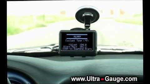 UltraGauge Automotive Information Center and OBDII Scan Tool