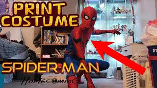 SpiderMan Homecoming PrintCostume Suit Review (My Best SpiderMan Suit YET!!)