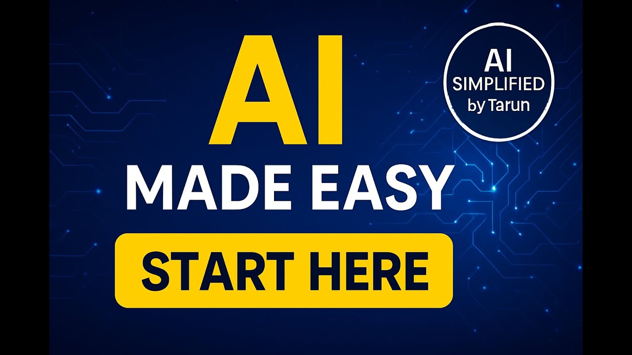 AI Made Easy — Start Your AI Journey Here - YouTube