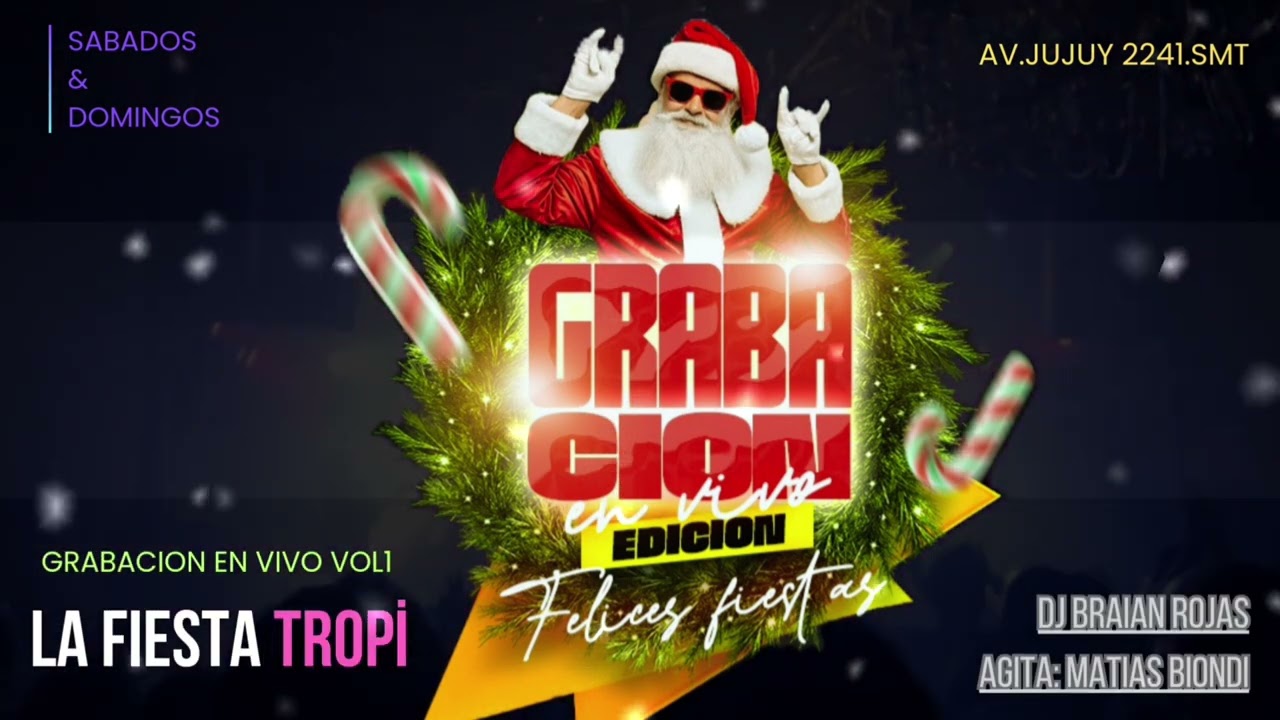GRABACION EN VIVO CUMBIAS VILLERAS (LA FIESTA TROPI) 🎧DJ BRAIAN ROJAS FT MATIAS BIONDI🎤