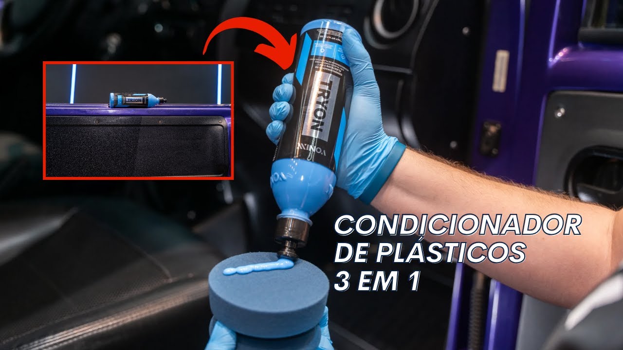 Kit Tryon Vonixx Condicionador 3 em 1 para Plástico e Borracha