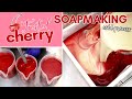 Frosted Cherry Soapmaking | MO River Soap
