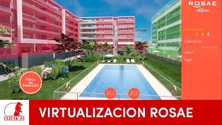 Virtualización del Edificio Rosae en Zaragoza - Recorrido virtual