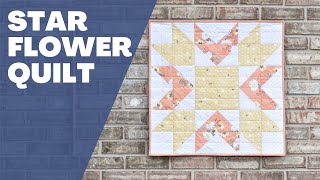 Striking mini quilt you can finish IN A DAY! Perfect for a wall hanging or table topper.