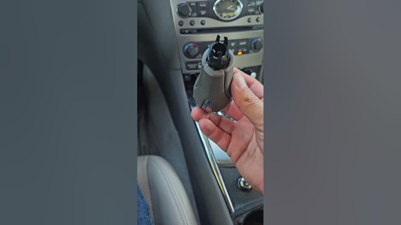2011 Infinity G37 shifter knob issue and won't shift out of park!! FIXED!! YouTube