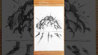 Como dibujar una explosion - Manga #shorts #drawing #dibujo
