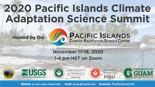 2020 PI CASC Science Summit: Day 2 Welcome