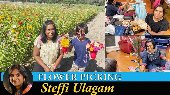 Flowering Picking Vlog in Tamil | Athai visits us | Alandra's 1st movie in Theater