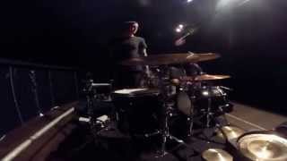 Lacuna Coil - Ryan Blake Folden - Drums Setup Time-Lapse At Paaspop 2015