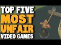 Top Five Most Unfair Video Games - rabbidluigi