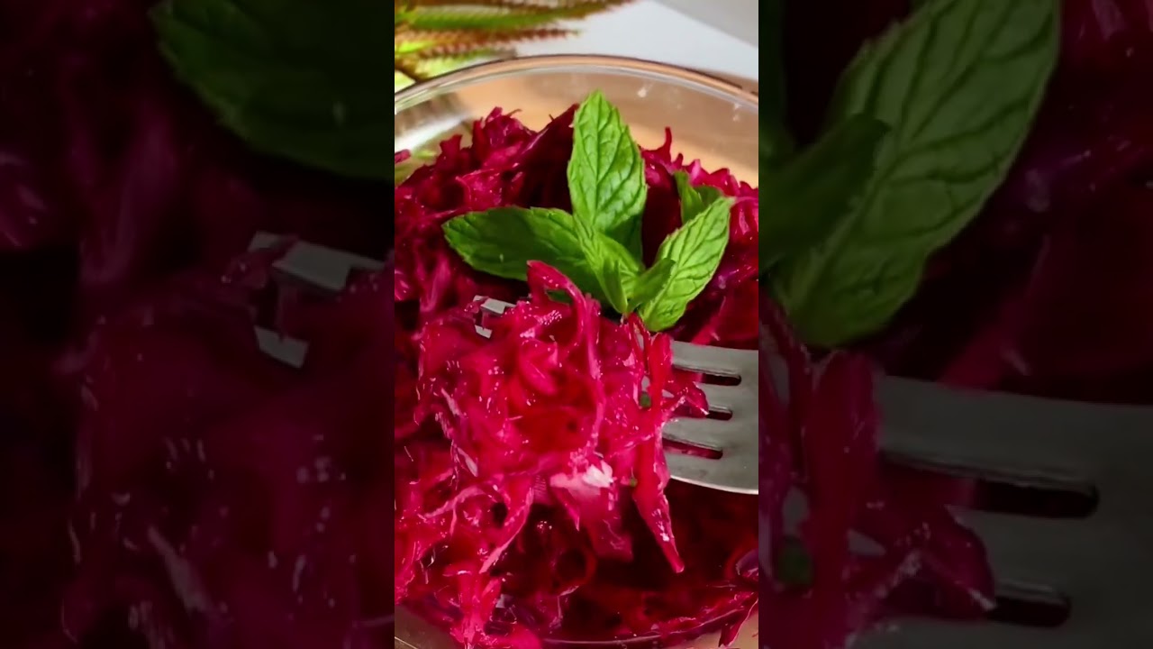 Salatalarınıza Renk Katacak Mor Lahana Turşusu Tarifi ✌????(Tarifi kanalda, ABONE OLmayı unutmayın ????)
