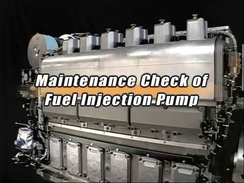 Yanmar Diesel engine repair and maintenance 5.Maintenance  check  fuel injection pump