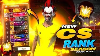 GRANDMASTER TOP 1 PUSH FOR FREE FIRE CS RANK ☃️🤡#theghostff #shortsfeed #tondegamer