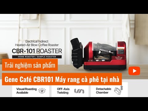 Máy rang cà phê Gene Café CBR-101 - Rang 250g - Dành cho Gia đình / phòng Lab/ Máy rang mẫu - 1300W.