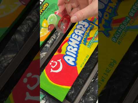 Added glitter to the Airheads Xtremes! ✨ #paintwithme #upcyclingproject #candyart #homediy #glitter