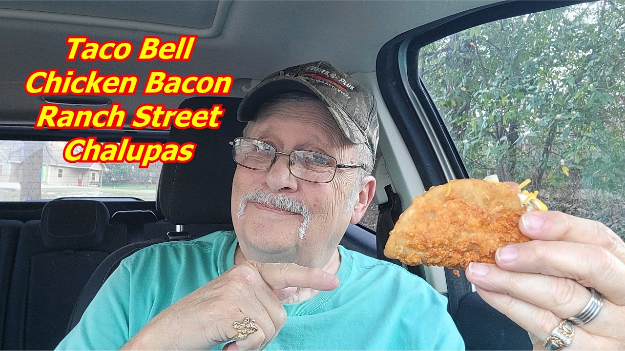 Taco Bell Chicken Bacon Ranch Street Chalupas Taste Test Review