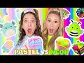 Neon  vs pastel  learning express shopping challenge
